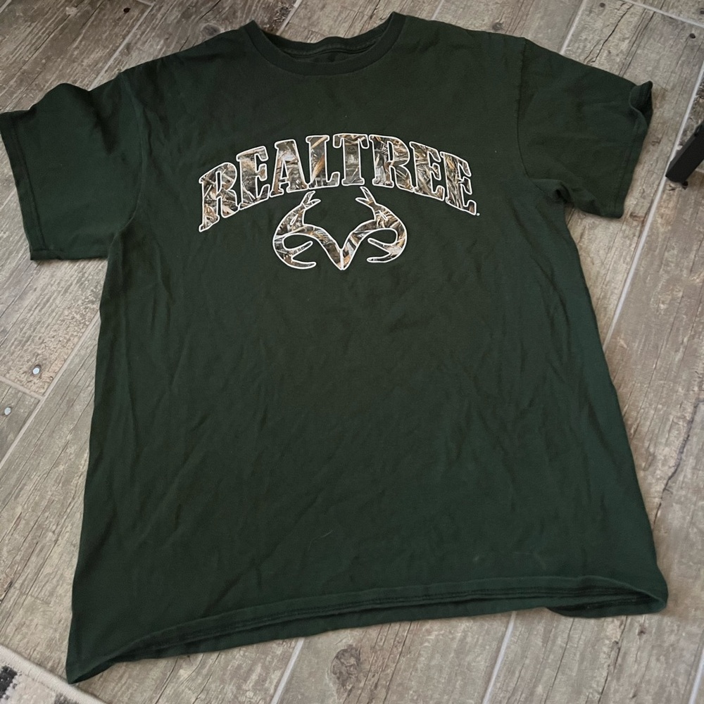 Realtree Forest Green Logo Tee